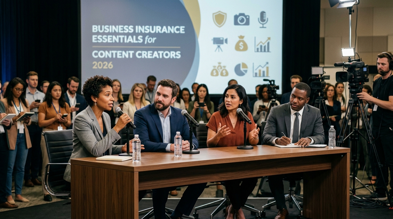 Illustration: Business Insurance Essentials for Content Creators in 2026